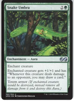 Snake Umbra 182 Ultimate Masters UMA U MTG Magic The Gathering U LP - Image 1