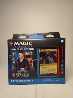 Magic The Gathering Universes Beyond: Doctor Who Masters Of Evil Commander Deck - Image 1