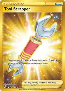 Pokemon TCG SWSH02: Rebel Clash Tool Scrapper 208/192 Holo Secret Rare - Image 1