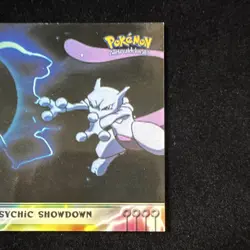 1st Printing Blue Logo - Psychic Showdown - Pokemon 1999 Topps Movie - #33 - LP - Image 2