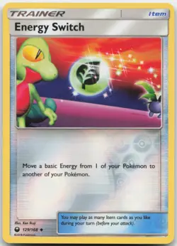 Energy Switch 129/168 Reverse Holo SM - Celestial Storm Pokemon Card NM - Image 1