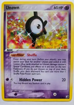 The Pokemon Company Pokemon TCG Unown (K) K/28 Unseen Forces Holo Rare 60 HP ENG - Image 1