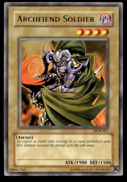 Archfiend Soldier Dark Crisis DCR-057 MP YuGiOh TCG | Buy 10 Get 10 Free - Image 1