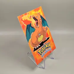 Charizard Topps Pokemon E6 of 12 Blue Logo - NM - Image 3