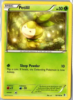 PETILIL 16/149 UNCOMMON BOUNDARIES CROSSED POKEMON MP - Image 1