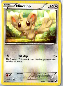 MINCCINO 88/114 COMMON BLACK & WHITE POKEMON MP - Image 1
