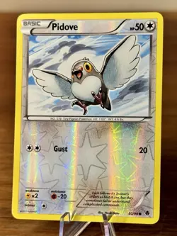 Pidove Reverse Holo 80/98 Emerging Powers NM Pokemon Fast Ship - Image 1