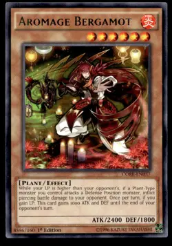 Aromage Bergamot Clash of Rebellions CORE-EN037 MP YuGiOh TCG | Buy 10 Get 10 Fr - Image 1