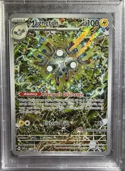 SURGING SPARKS POKEMON CENTER Stamped PROMO SVP #159 MAGNETON PSA 10 - Image 3