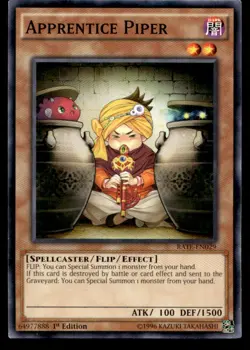 Apprentice Piper Raging Tempest RATE-EN029 MP YuGiOh TCG | Buy 10 Get 10 Free - Image 1