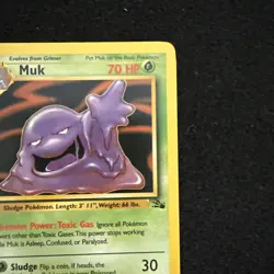 Pokemon Fossil Muk 28/62 1st Edition Rare WOTC 1999 Pack Fresh Vintage - Image 4