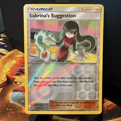 Pokemon TCG Sabrina's Suggestion 65/68 Hidden Fates Reverse Holo MINT! - Image 1