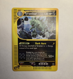 Pokemon TCG Tyranitar 066/165 Expedition Base Set Rare Reverse Holo - Image 1