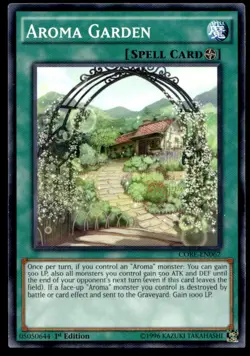 Aroma Garden Clash of Rebellions CORE-EN062 MP YuGiOh TCG | Buy 10 Get 10 Free - Image 1