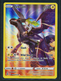 Zekrom TG05/TG30 Trainer Gallery Holo Rare 2022 Pokemon Brilliant Stars NM - Image 1