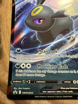 Umbreon V SBSP #SWSH203 (2019) PROMO NM Pokemon - Image 5