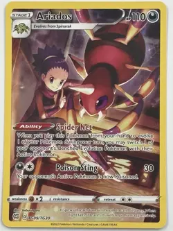 Ariados TG09/TG30 Swsh09: Brilliant Stars Trainer Gallery Holo Pokemon Single - Image 1