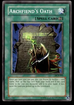 Archfiend's Oath Dark Crisis DCR-092 MP YuGiOh TCG | Buy 10 Get 10 Free - Image 1