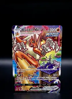 Blaziken VMAX 201/198 Alternate Art Chilling Reign Pokemon NM - Image 1