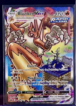 Blaziken VMAX 201/198 Alternate Art Chilling Reign Pokemon NM - Image 2