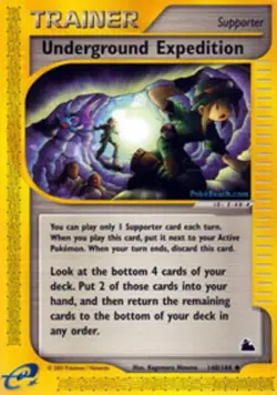 1x Underground Expedition - 140/144 - Uncommon NM-Mint Pokemon G2 - Skyridge - Image 1