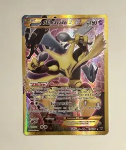 The Pokemon Company Alakazam EX 125/124 Fates Collide Secret Rare Full Art Holo - Image 1
