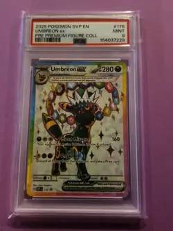Pokemon 2025 SVP Scarlet & Violet Promo Umbreon ex Holo EN SVP176 PSA 9 - Image 1
