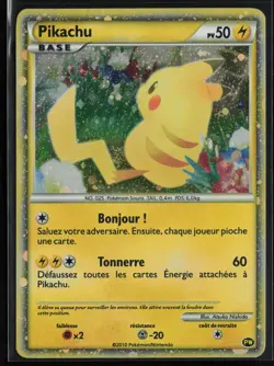 Pikachu [French] - PW 7 - World Collection Promo - LP - Pokemon - English Back - Image 1
