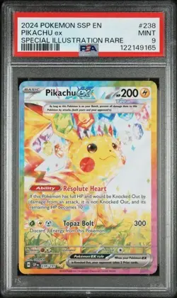 PSA 9 Pikachu ex - 238/191 - Surging Sparks - Pokemon - Read Description - Image 1