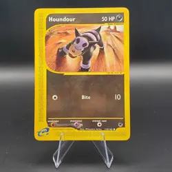 Houndour 113/165 Pokemon Expedition Base Set 2002 Common Non-Holo Vintage LP - Image 1