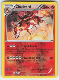 Charizard 19/113 Holo Holo Rare Legendary Treasures Pokemon - Image 1