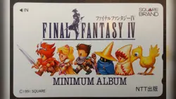 Final Fantasy Ⅳ Minimum Album Phone Card Vintage Unused Square Enix Japan 1991 - Image 2