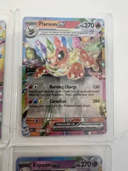 Pokemon Prismatic Evolutions EX Card Lot And Surging Sparks Pikachu EX - Image 3