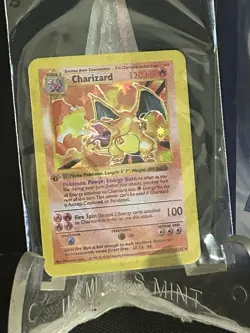 Miniature Novelty Pokefan(pokemon)Card Charizard 1st Edition #R - Image 2