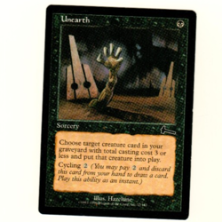 Unearth #72/143 Urza’s Legacy Magic The Gathering Single Card - Image 1