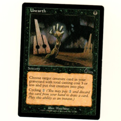 Unearth #72/143 Urza’s Legacy Magic The Gathering Single Card - Image 3