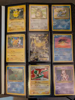 Pokemon card Binder Collection binder full of older cards - Image 1