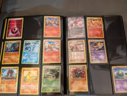 Pokemon card Binder Collection binder full of older cards - Image 3