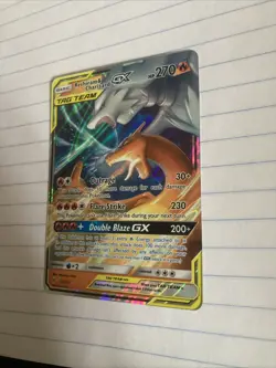 Pokemon TCG Sun and Moon Reshiram Charizard GX Tag Team Card 20/214 - Image 2