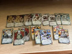 Naruto Ccg Card Lot Gaara, Choji Jiraiya - Image 1