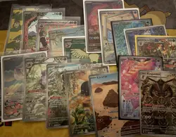 Pokemon TCG Mix Lot Illustration RARES - 18 Cards Total NM Condition S&V Era - Image 2