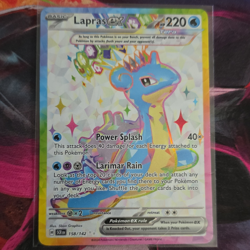 Pokemon TCG Lapras ex 158/142 SV07 - Image 1