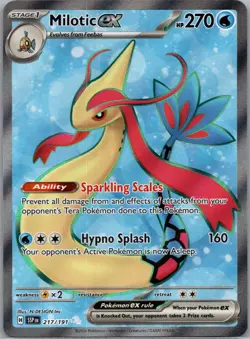 Milotic ex 217/191 Ultra Rare Surging Sparks Pokemon Holo Near Mint - Image 1