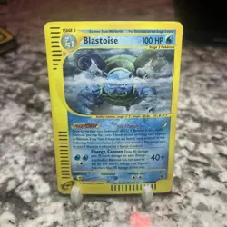 Pokemon Blastoise Expedition Base Set Holo Rare 004/165 100 HP 2002 - Image 1