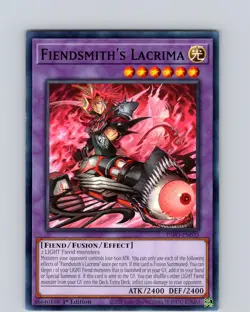 Yu-Gi-Oh TCG Fiendsmith's Lacrima INFO-EN035 1st Edition Common Card NM - Image 1