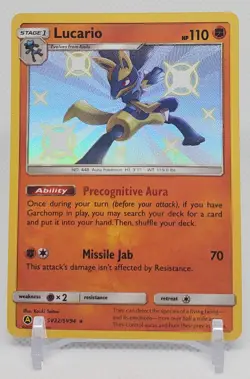 pokemon four card shiny lot lucario magnemite ducklett swablu shiny vault - Image 1