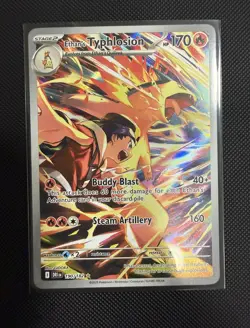 Pokemon TCG Ethan's Typhlosion Destined Rivals 190/182 Illustration Rare | NM - Image 1