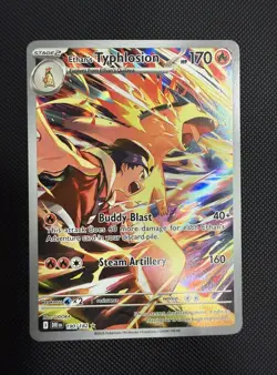 Pokemon TCG Ethan's Typhlosion Destined Rivals 190/182 Illustration Rare | NM - Image 2