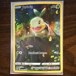 The Pokemon Company Turtwig GG31/GG70 Crown Zenith UR Full Art Holo EN HP80 - Image 1