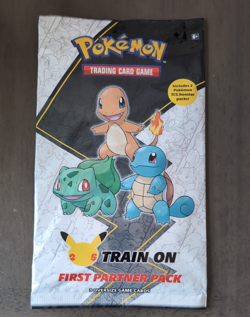 Pokemon TCG First Partner Pack KANTO - 25th Anniversary Train On Oversize Cards 820650809682 - Image 1